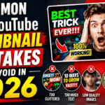 Common YouTube Thumbnail Mistakes to Avoid