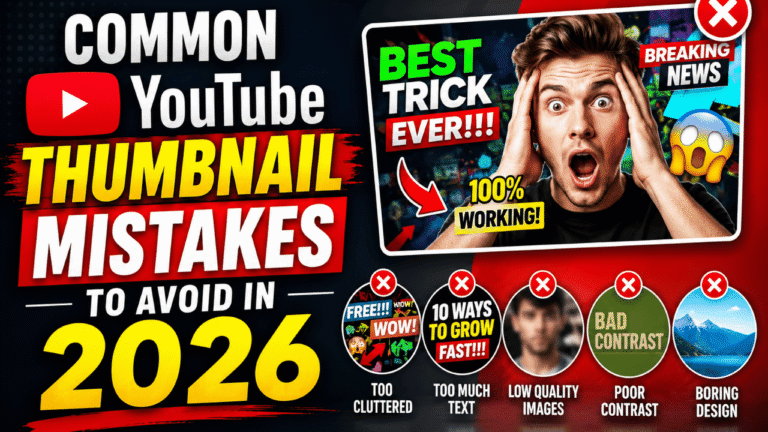 Common YouTube Thumbnail Mistakes to Avoid